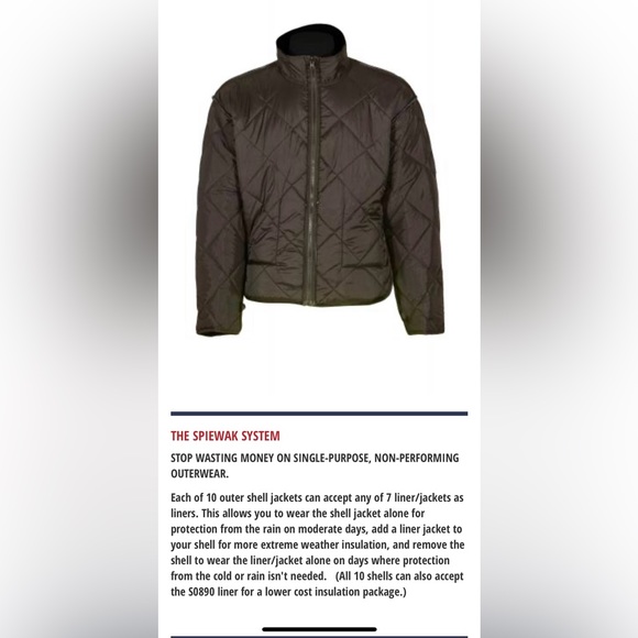 Spiewak WeatherTech Airflow Duty Jacket - NEW - Picture 16 of 16